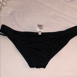 Black bathing suit bottoms